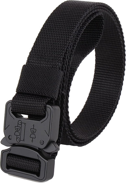 HOT1 inch Tactical Belt for Men, Military Nylon Web Work Belts, Quick Release Buckle Belts