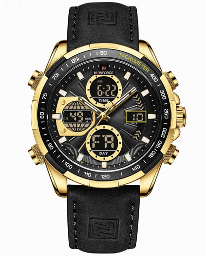 HOTAIMES Watch for Men Sport Military Waterproof Chronograph Mens Watches Analog Quartz Big Face Classic Stylish Fashion Casual Designer Business Work Wrist Watch Elegant Gift for Men