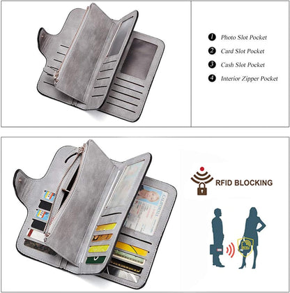 HOTCLUCI Sling Bag for Women Bundles with Women Wallet