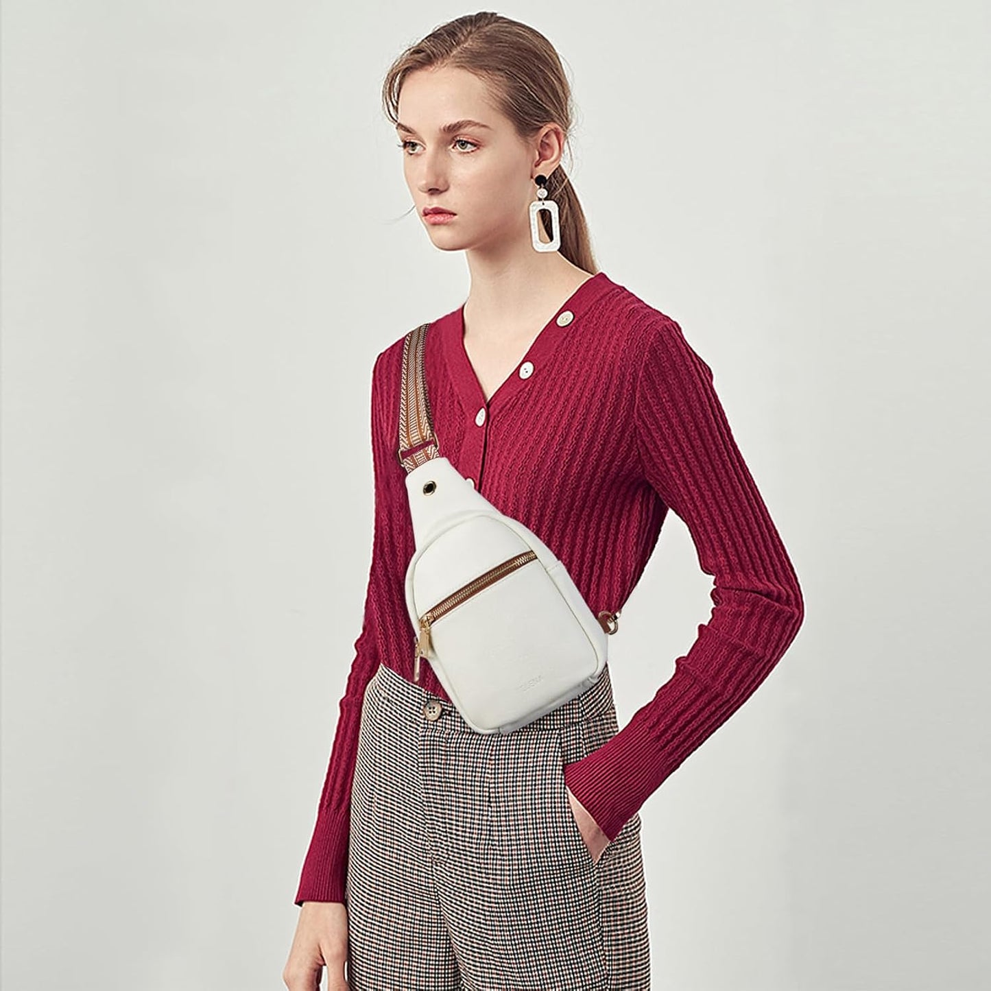 HOTTelena Sling Bag for Women and Slim Wallet Women
