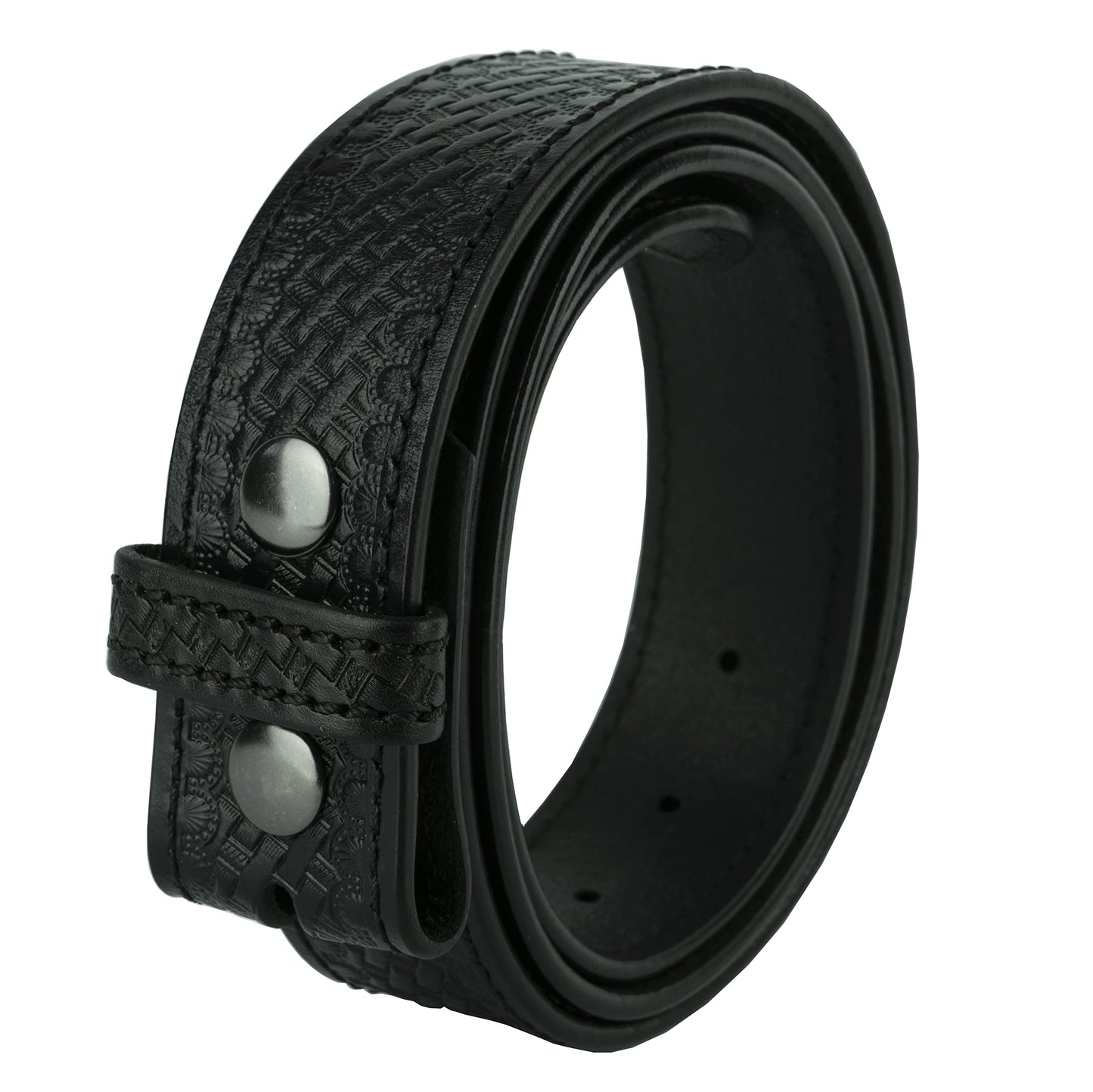 HOTGelante Genuine Full Grain Leather Belt Strap without Belt Buckle