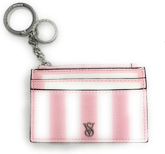 HOTVictoria's Secret The Victoria Card Case Keychain (Lt. Pink/Pink)