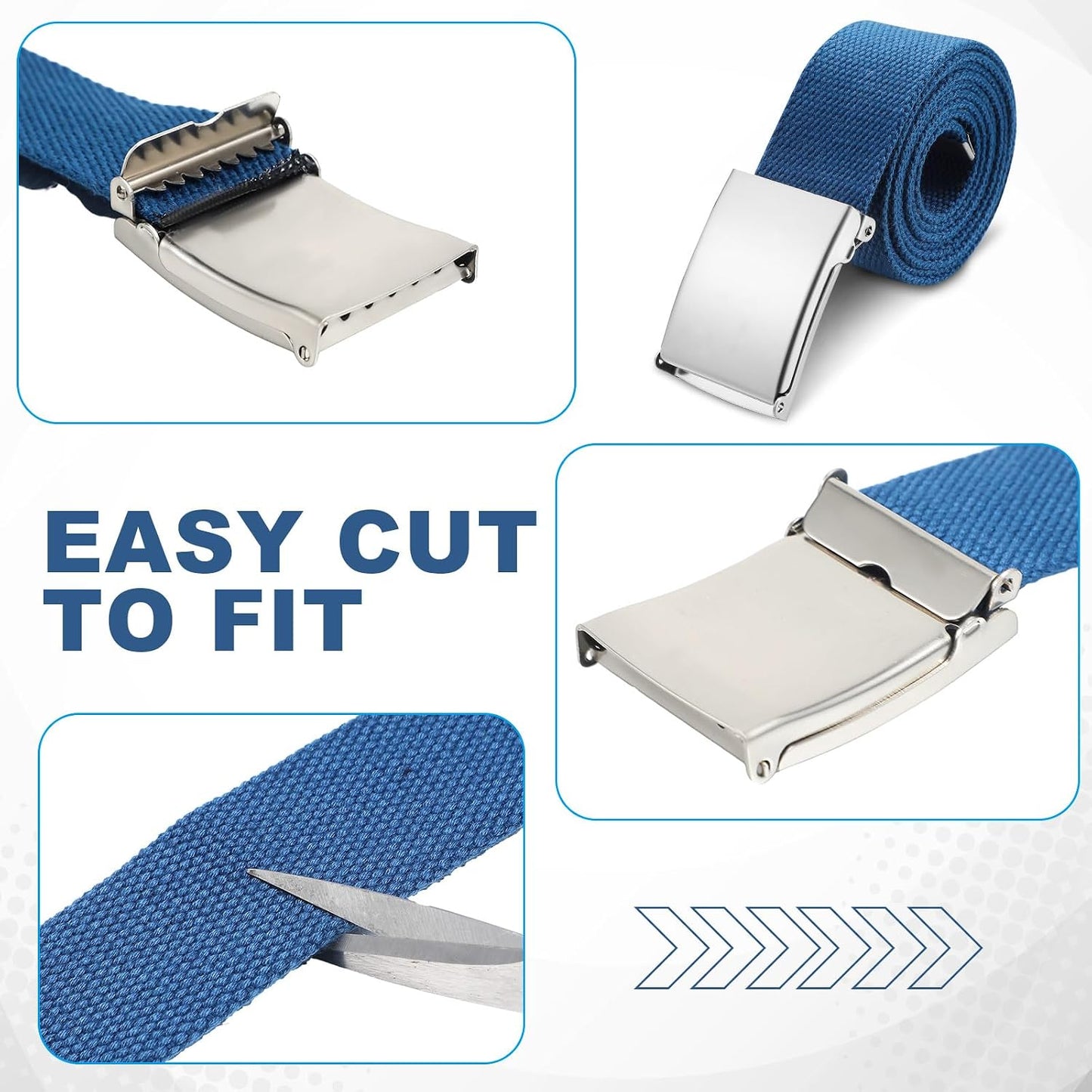 HOTGeyoga 6 Pack Golf Belts for Men Men's Golf Web Belt Nylon Web Belt Size up to 55" Adjustable Solid Nylon Belt