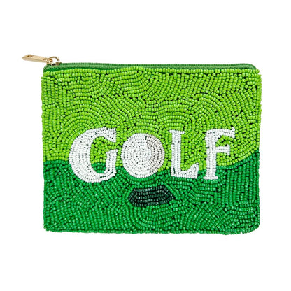 HOTBeaded Coin Purse Change Zipper Pouch Wallet Tacos & Tequila | Handmade Beadwork, Compact Organizer, Cash Holder, Card Storage, Makeup Pouch, Giftable Accessory, Everyday Carry