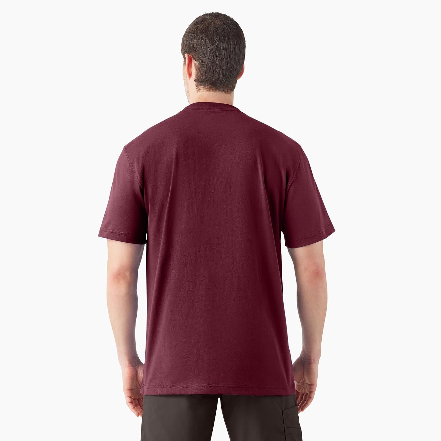 HOTDickies Men's Heavyweight Heathered Short Sleeve Pocket T-Shirt