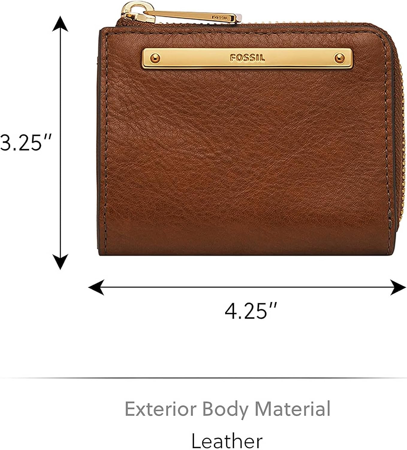 HOTFossil Women's Liza L-Zip Wallet, Scarlet