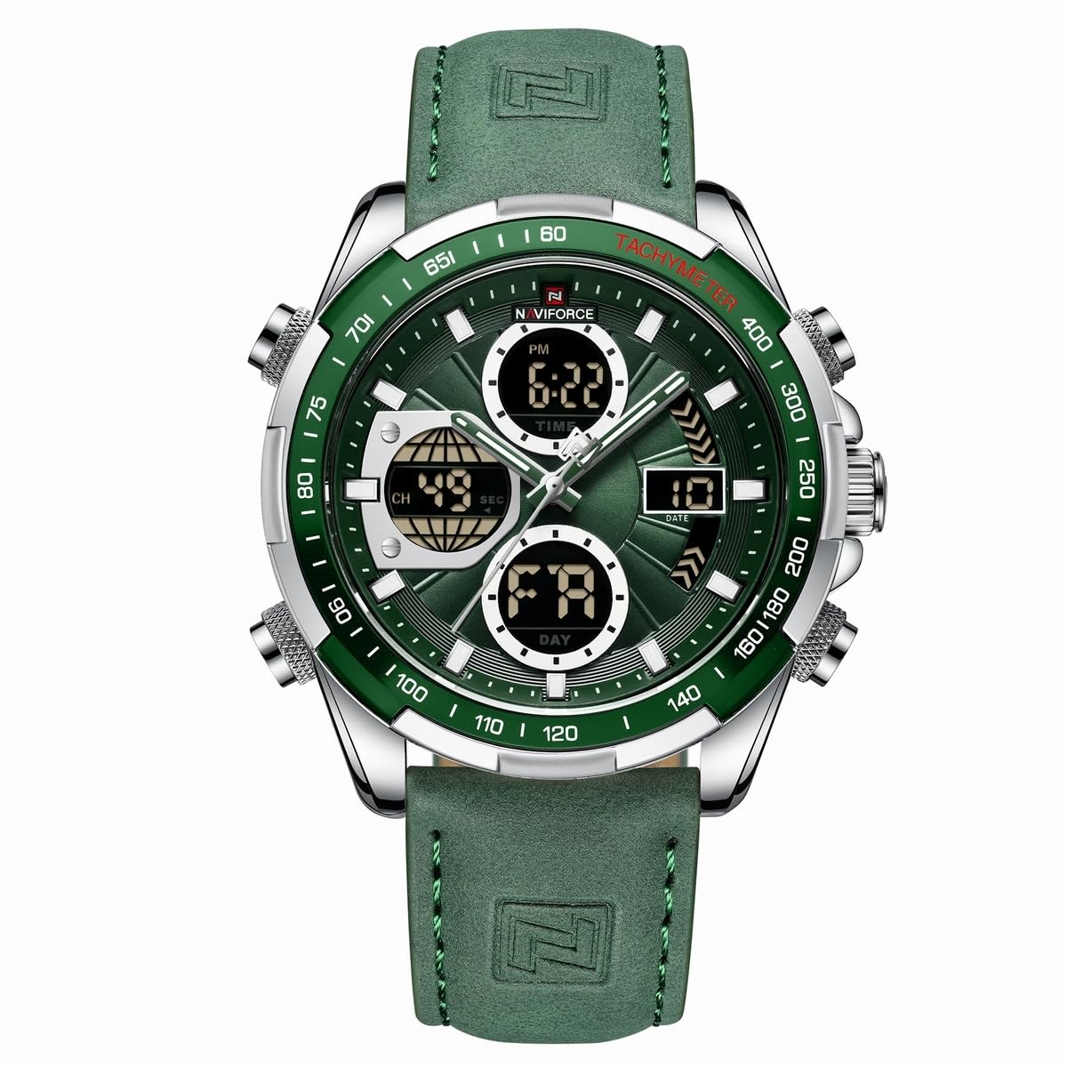 HOTAIMES Watch for Men Sport Military Waterproof Chronograph Mens Watches Analog Quartz Big Face Classic Stylish Fashion Casual Designer Business Work Wrist Watch Elegant Gift for Men
