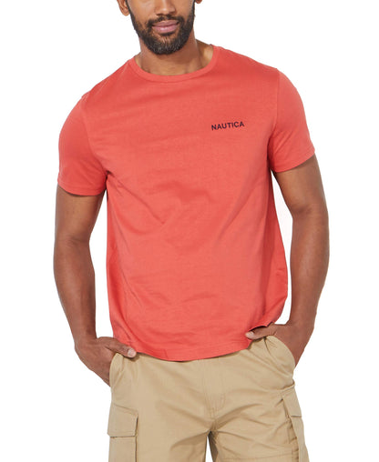 HOTNautica Men's Short Sleeve Solid Crew Neck T-Shirt Shirt