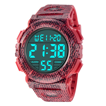 HOTL LAVAREDO Mens Digital Watch Sports Military Watches Waterproof Outdoor Chronograph Wrist Watches for Men with LED Back Ligh/Alarm/Date