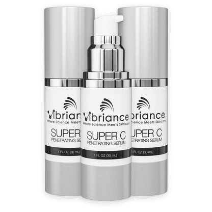 HOTVibriance Super C Vitamin C Serum for Mature Skin, 1 fl oz | All-in-One Vitamin C, Hydrates, Firms, Lifts, Smooths, Targets Age Spots, Wrinkles
