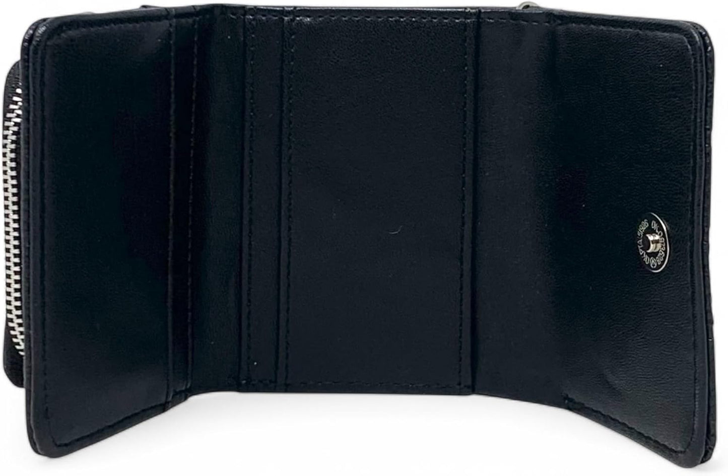 HOTSteve Madden Women’s Bklara Card Case with Keyring and Clip (Black) (Black)
