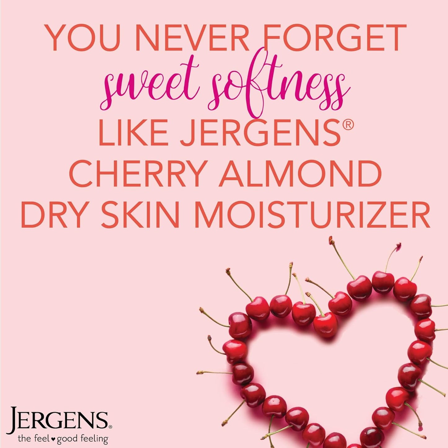 HOTJergens Original Scent Dry Skin Body Lotion, Hand and Body Moisturizer, Cherry Almond Essence, Dermatologist Tested, 32 Oz