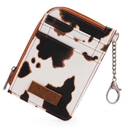 HOTMontana West Wrangler Cow Print Wallets for Women Boho Western Card Holder WG133-W005BK