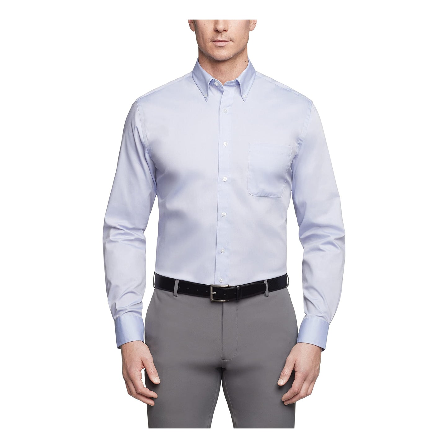 HOTVan Heusen Men's Pinpoint Solid Shirt