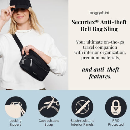 HOTBaggallini Securtex Anti-Theft Belt Bag