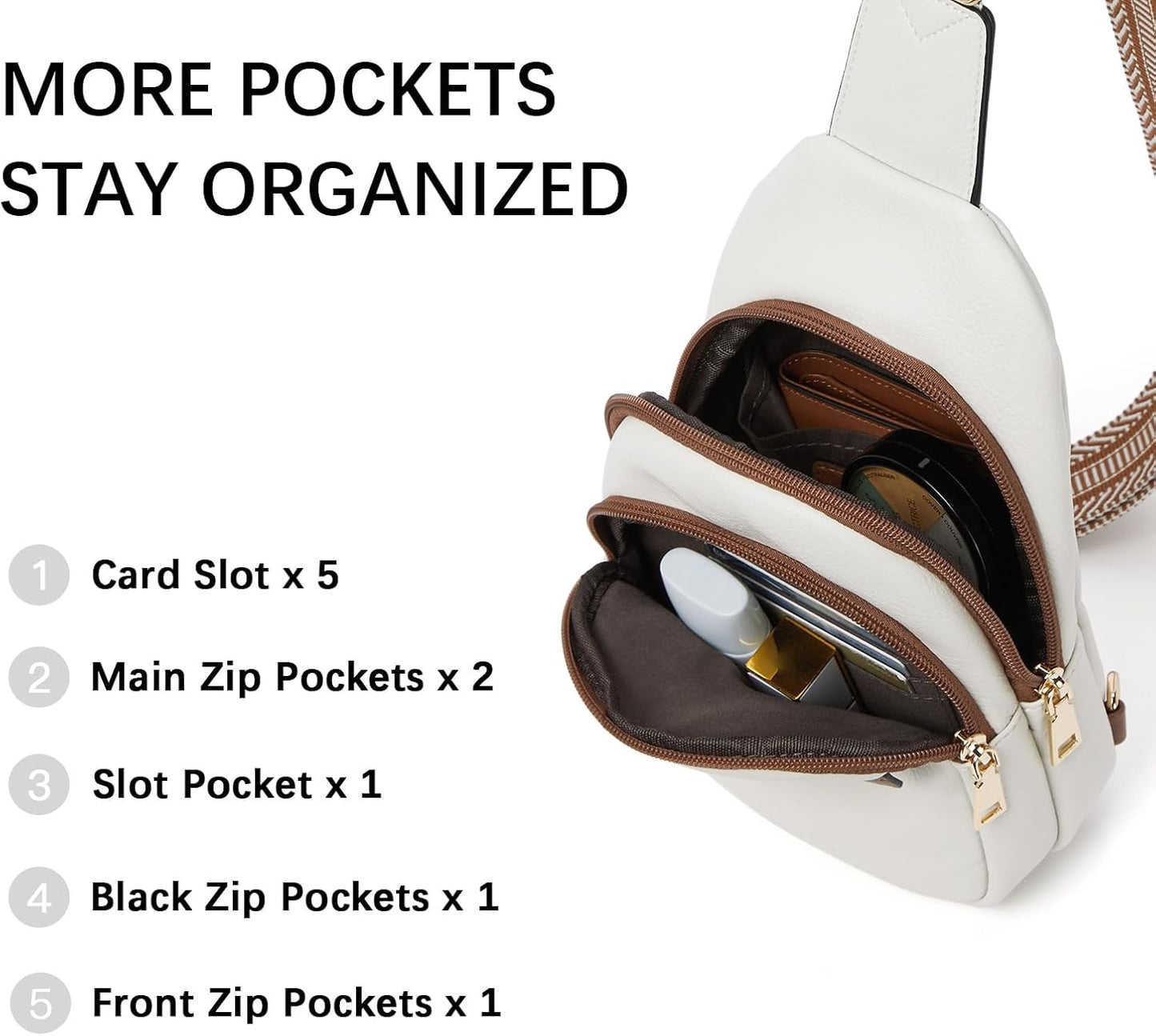 HOTBOSTANTEN Small Sling Bag for Women ＆ Small Wallet for Women Leather RFID Blocking Card Holder