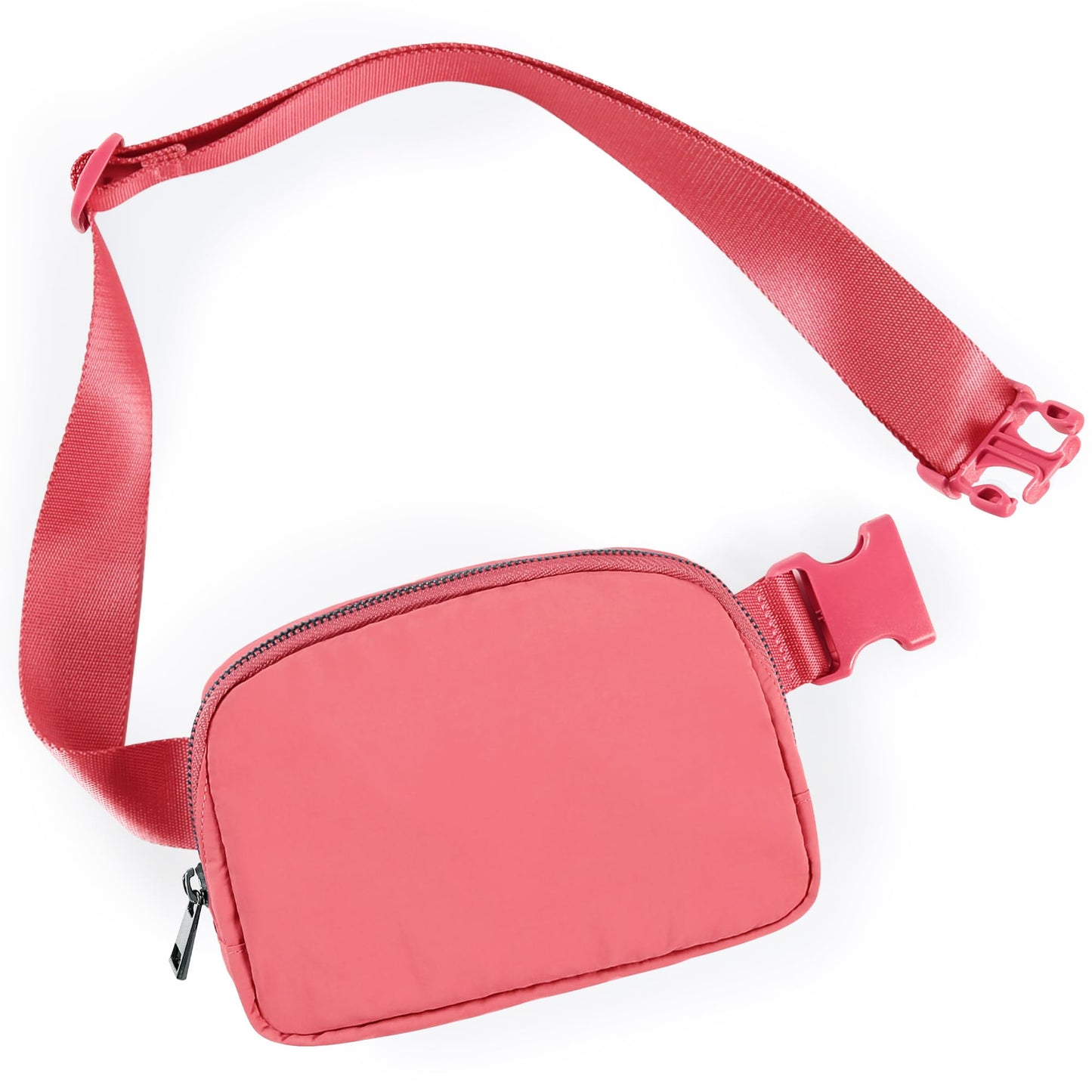 HOTODODOS Unisex Mini Belt Bag with Adjustable Strap Small Fanny Pack for Workout Running Traveling Hiking, Black