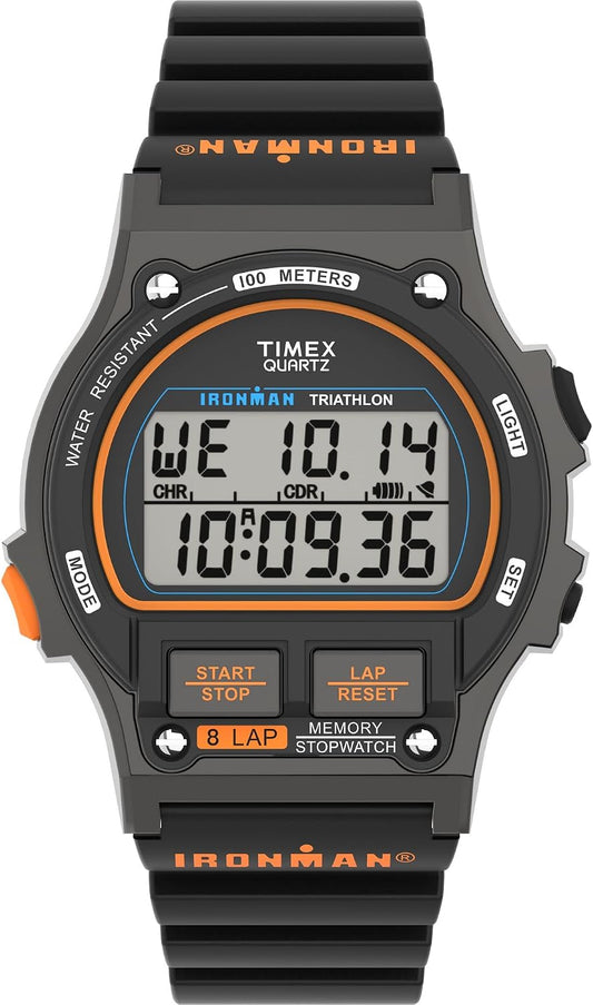 HOTTimex Men's Ironman Classic 42mm Watch - Black Strap Digital Dial Gray Case