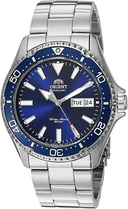 HOTOrient Men's Kamasu Stainless Steel Automatic Diving Watch with Sapphire Crystal