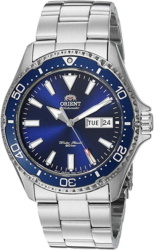 HOTOrient Men's Kamasu Stainless Steel Automatic Diving Watch with Sapphire Crystal