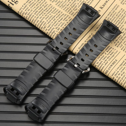 HOTReplacement Watch Strap Compatible with Casio GW-530 GW-500 Strap Men's Resin Bracelet