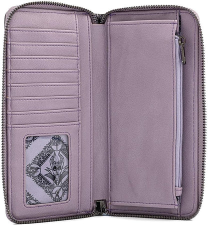 HOTLoungefly Disney Villains Scenes Maleficent Sleeping Beauty Zip Around Wallet