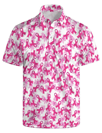 HOTGolf Polos for Men Funny Moisture Wicking Golf Shirts Performance Quick-Dry Polo Shirts Short Sleeve