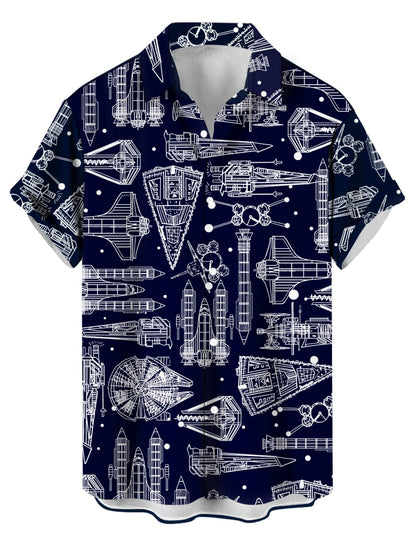 HOTwihnsinop Mens Funky Hawaiian Bowling Shirts Holiday Theme Shirt Button Down Shirts Big and Tall
