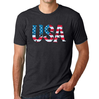 HOTSUWATOIN USA 4th of July Shirts for Men American Flag Short Sleeve Patriotic Independence Day Tee Top