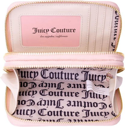 HOTJuicy Couture Women's State of My Heart Wallet with Zip Closure, Stylish & Functional Accessory for Cards