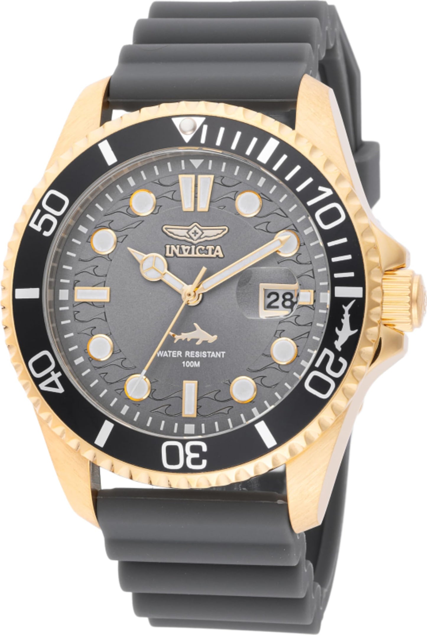 HOTInvicta Pro Diver Men 43mm Stainless Steel Steel Black dial