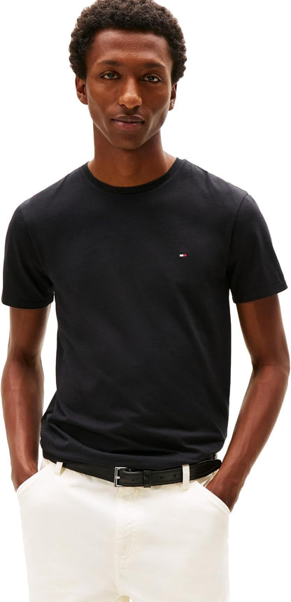 HOTTommy Hilfiger Men's Essential Short Sleeve Cotton Crewneck Pocket T-Shirt