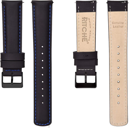 HOTRitche Christmas Gift Quick Release Leather Watch Bands Genuine Watch Straps for Men Women Top Grain Leather Watch Strap, White Elephant Gifts, Stocking Stuffers for Men, Father's Day gifts