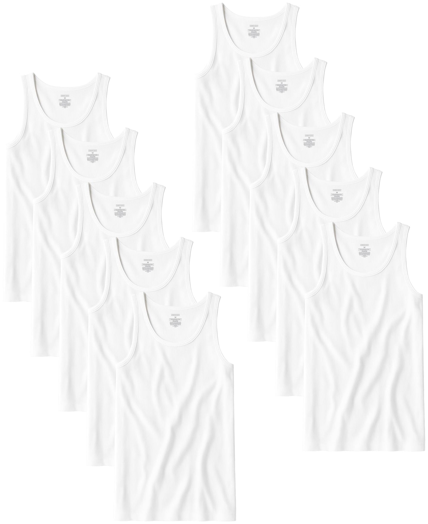 HOTAndrew Scott Men's A Shirt Tanks | Cotton Tank Top Athletic Undershirts | Multi Packs & Colors
