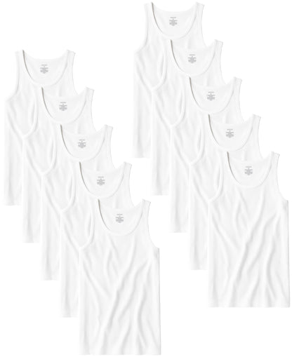 HOTAndrew Scott Men's A Shirt Tanks | Cotton Tank Top Athletic Undershirts | Multi Packs & Colors
