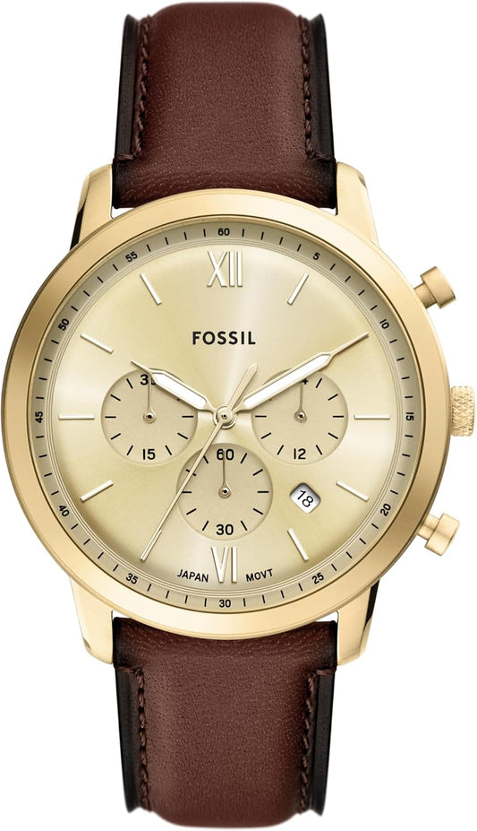 HOTFossil Men's Watch, Neutra Quartz Stainless Steel Chronograph Watch for Men