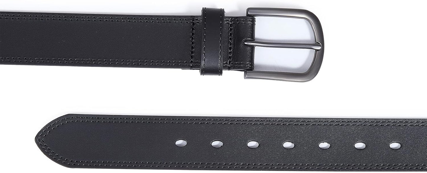 HOTMen's Full Grain Leather Belt for Everyday Casual Jeans, 1.5" Handmade Men Leather Belts with Gift Box