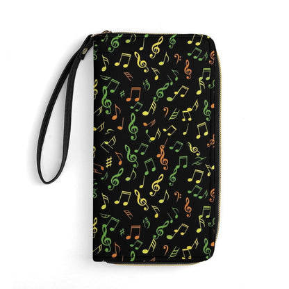 HOTWomen's Wallet Ladies Wristlet, Large Capacity, Zipper Pocket, Perfect for ID Cards, Chicken Cute