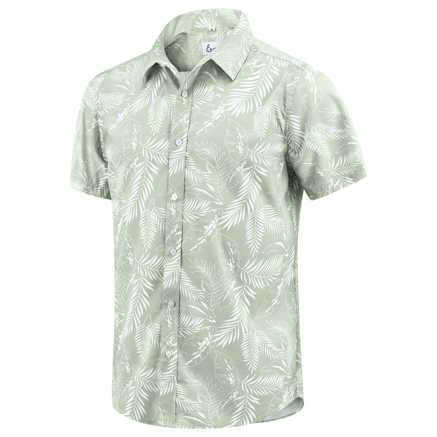 HOTEUOW Men's Hawaiian Shirt Short Sleeve Printed Button Down Beach Shirts