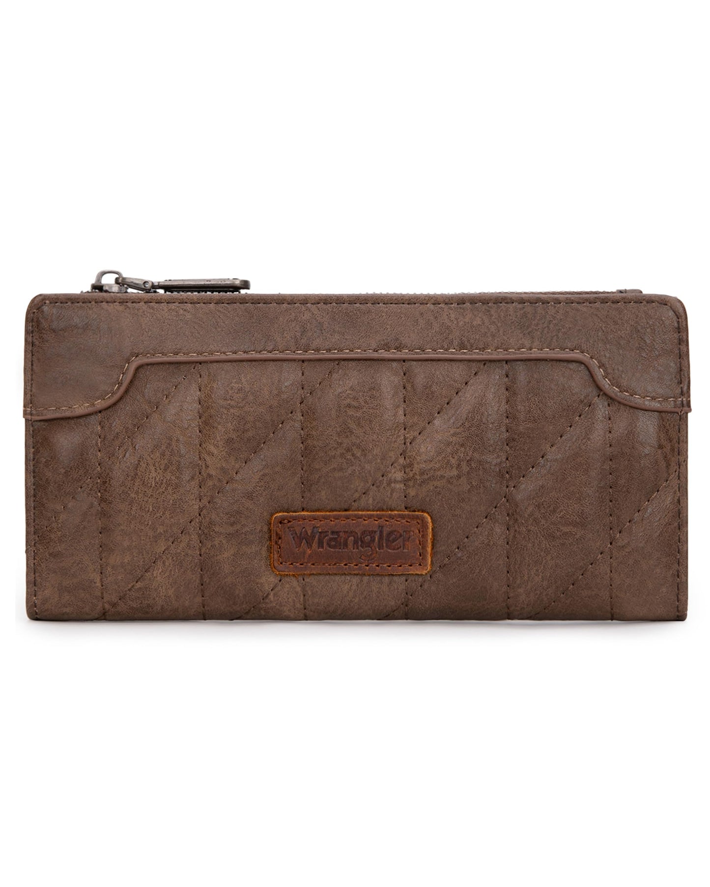 HOTMontana West Wrangler Cow Print Wallets Womens Bifold Credit Card Wallet Women's Wallets, Card Cases & Money Organizers Brown Wallet for Women Ladies Female Cash Wallett with Smooth Zipper
