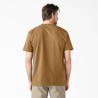 HOTDickies Men's Heavyweight Heathered Short Sleeve Pocket T-Shirt