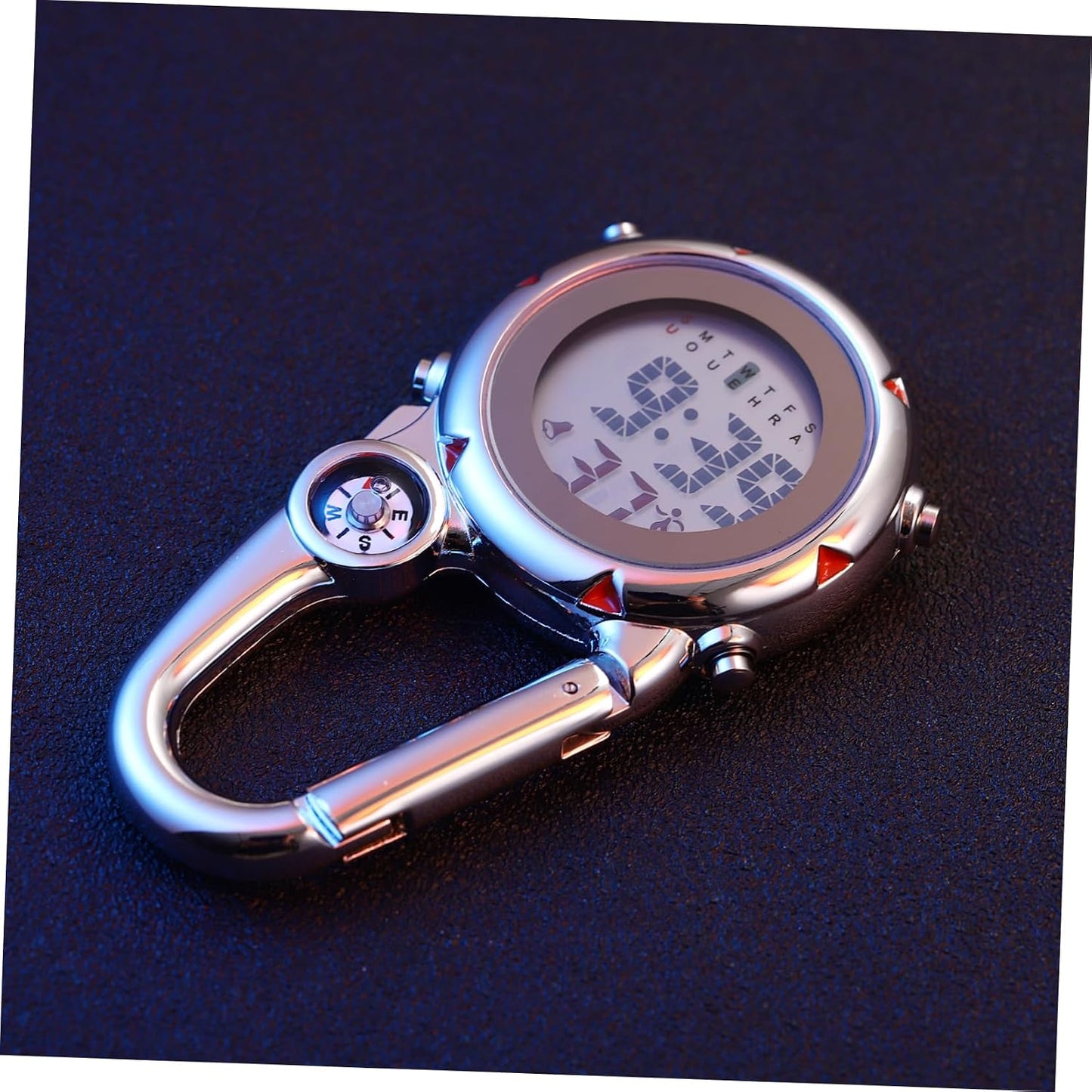 HOTIMIKEYA Outdoor Sport Watches Stopwatch, Clip Watch Clip Hanging on Quartz Watch for Climbing Hiking