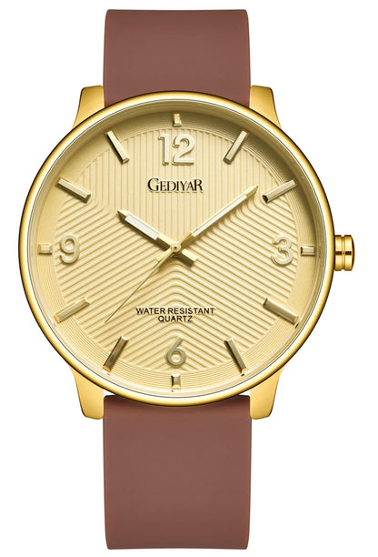 HOTMen's Fashion Minimalist Wrist Watch Waterproof Watches Simple Ultra Thin Analog Quartz Silicone Watch for Men