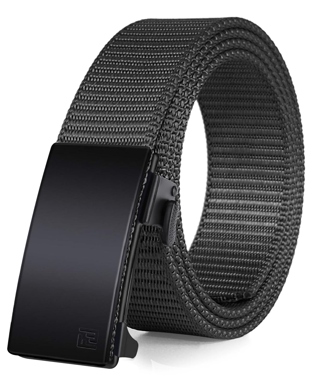 HOTFAIRWIN Men's Ratchet Belt, Nylon Tactical Belt, Adjustable Ratcheting Buckle for Golf Work Casual Outdoor Hiking Daily Wear