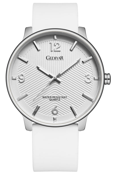 HOTMen's Fashion Minimalist Wrist Watch Waterproof Watches Simple Ultra Thin Analog Quartz Silicone Watch for Men