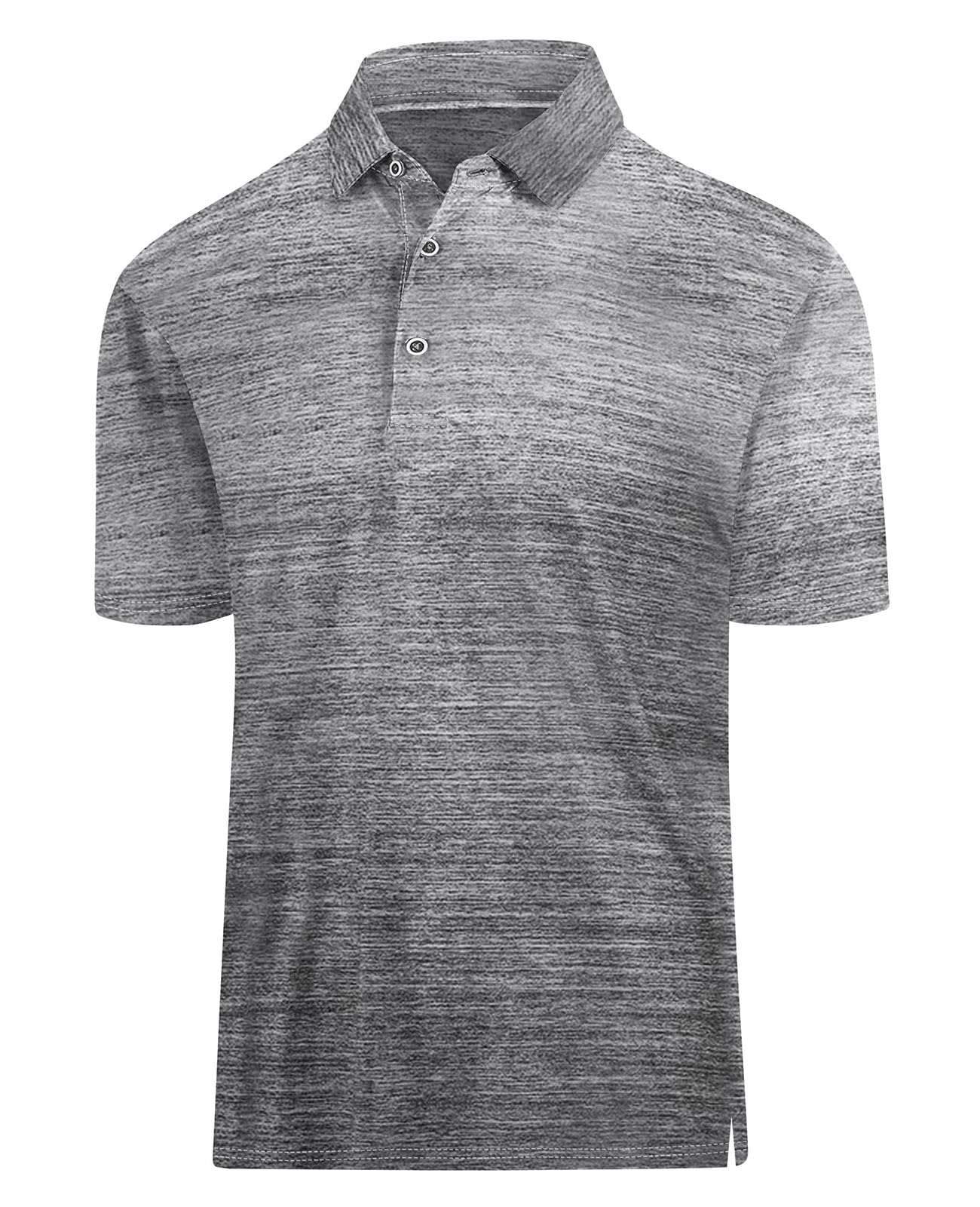 HOTHodaweisolp Golf Shirts for Men Dry Fit Print Moisture Wicking Performance Short Sleeve Polo Shirt