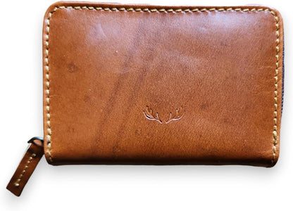 HOTRanch Junkie Highlands Saddle Leather Credit Card Wallet
