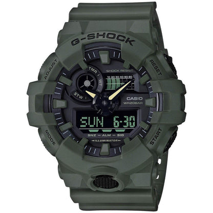 HOTCasio Men's 700UC Series G-Shock Quartz 200M WR Shock Resistant Resin Strap and Case
