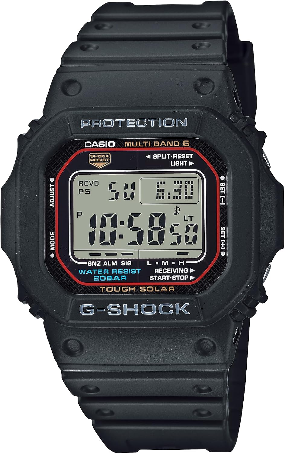 HOTCasio G-Shock GW-M5610U-1 Men's Solar Black Resin Sport Watch