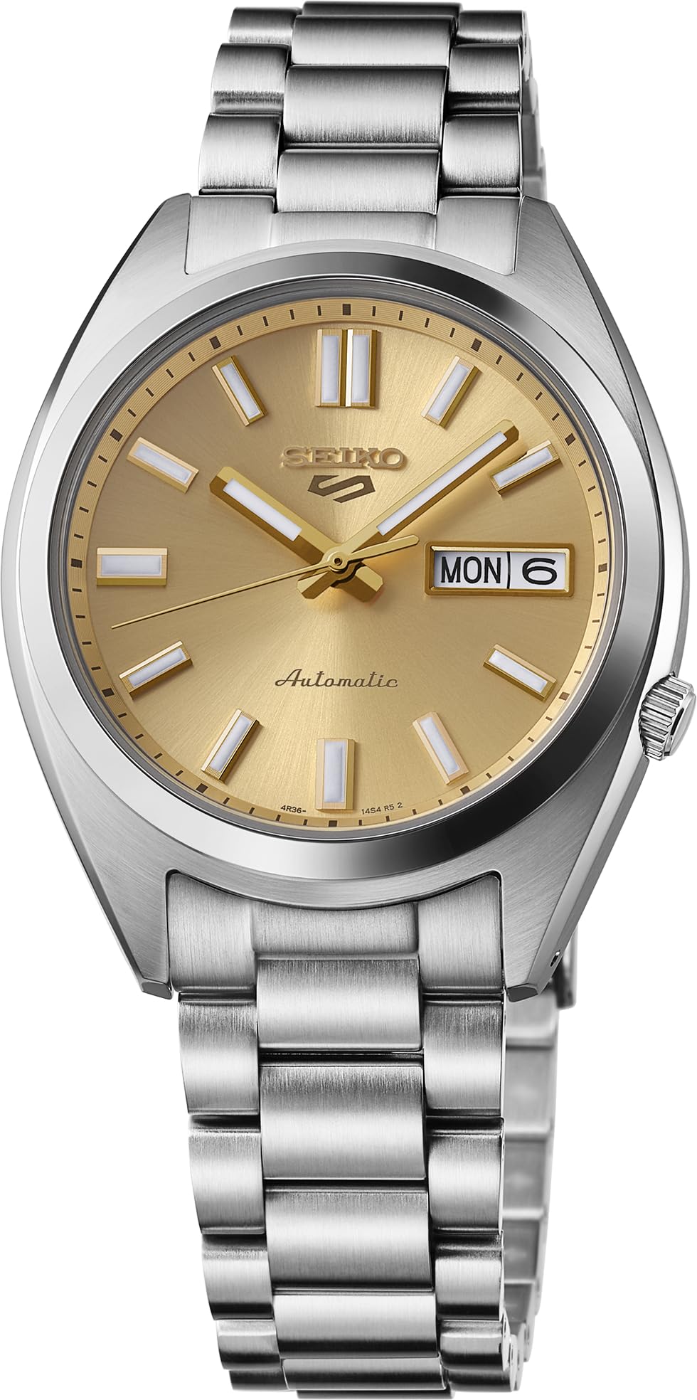 HOTSEIKO 5 Sports Men's Automatic Watch with Stainless Steel Case and Luminous Hands - Stylish Wrist Watches